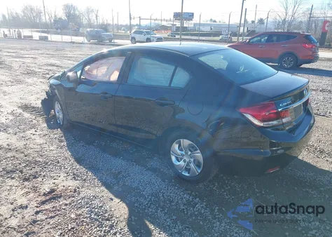 2015 Honda Civic Lx из США, поврежденный, VIN 2HGFB2F54FH565635